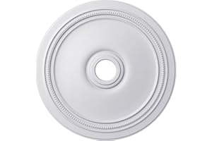 Ekena Millwork CM24DI 24" OD X 3 5/8" ID X 1 1/4" P Diane Ceiling Medallion