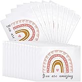 100 Pcs Inspirational Gifts Bulk for Women Cosmetic Bag EVA Makeup Bag with Zipper for Birthday Travel Cheer Employee Coworker Colleague Thank You Encouragement Motivational Staff(Are Amazing)