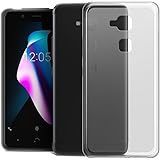 RIFFUE Funda BQ V/BQ VS Carcasa de Silicona Transparente Ultra Delgada Suave con Protección Completa Resistente a Golpes, Case de Gel Matte para BQ Aquaris V/VS 5.2" - Blanco