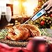 GDEALER Meat Thermometer Digital Cooking Thermometer Electronic Instant Read Thermometer Food Thermometer with Blue Backlit LCD Display,Foldable Long Probe for Kitchen Grill,Smoker,BBQ,Milk,Candy