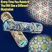 Dazzling Toys Kaleidoscope for Kids - Stocking Stuffers for Christmas & Birthday, Educational Toys for Toddlers, Magical Spinning Retro Gifts, Cool & Classic Vintage Toy, Magic Random Mirror Art