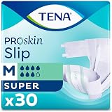 TENA ProSkin Incontinence Slip Super Medium 30 Count White