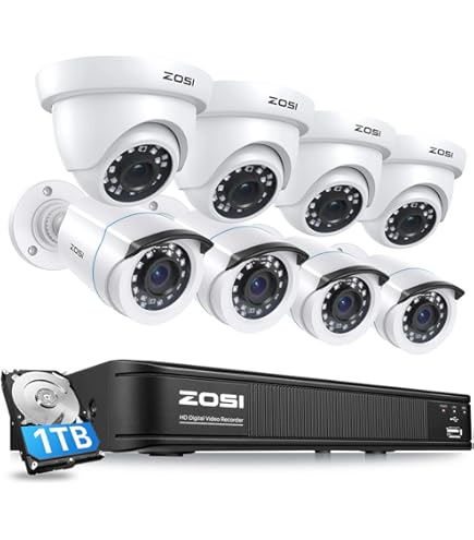 Amazon.com : ZOSI 1080P HD Home Surveillance Camera System