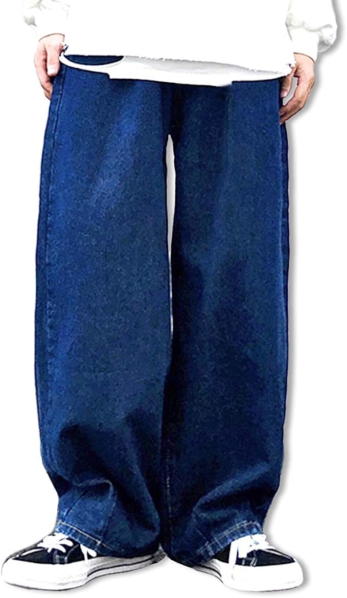 Amazon Kakelo カケロ ワイド デニム パンツ メンズ ジーンズ ルーズ シルエット ゆったり バギーパンツ バルーンパンツ ジーンズ 通販