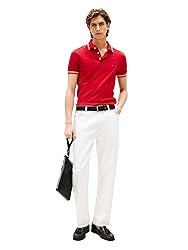Tommy Hilfiger Men's Tipped Slim Short Sleeve