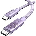 UGREEN Uno 100W USB C Cable, USB C to USB C Fast Charging 20V 5A, Type C to C Cord Compatible with iPhone 17 16 15 Pro Max, M