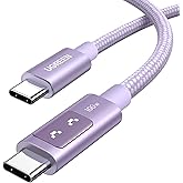 UGREEN Uno 100W USB C Cable, USB C to USB C Fast Charging 20V 5A, Type C to C Cord Compatible with iPhone 17 16 15 Pro Max, M