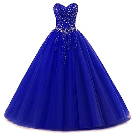 Zorayi Damen Liebsten Lang Tüll Formellen Abendkleid Ballkleid Festkleider