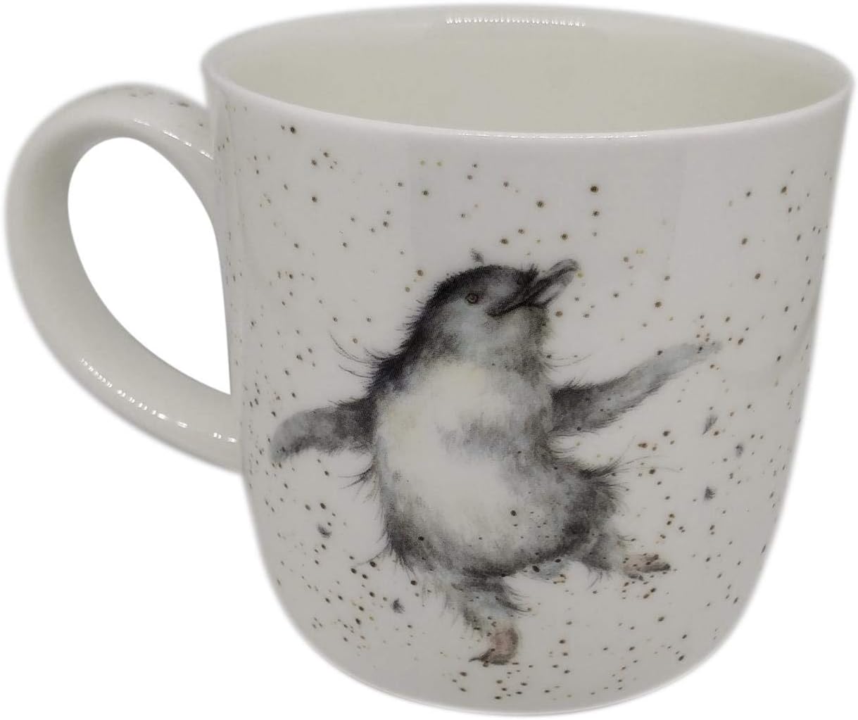 Boxed Official Licensed Wrendale Baby Penguins Black Brown White Porcelain China Mug