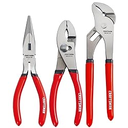 CRAFTSMAN Pliers Set, 3 Piece Set, 6 Inch Long