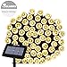 Solar Christmas Lights ,Solarmks Fairy Decorative Christmas Solar String Lights 72ft 200 LED Lights for Outdoor, Thanksgiving Decorations (Warm White)
