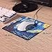 CENNBIE Starry Night Computer Optical Neoprene Mousepad PC Mouse Mat Mice Pad Silicone Mouse Pad 24x19cm