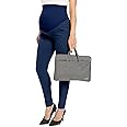 fitglam Women's Maternity Pants for Work & Pregnancy - Office Over The Belly Stretch Skinny Leg Pants with Pockets