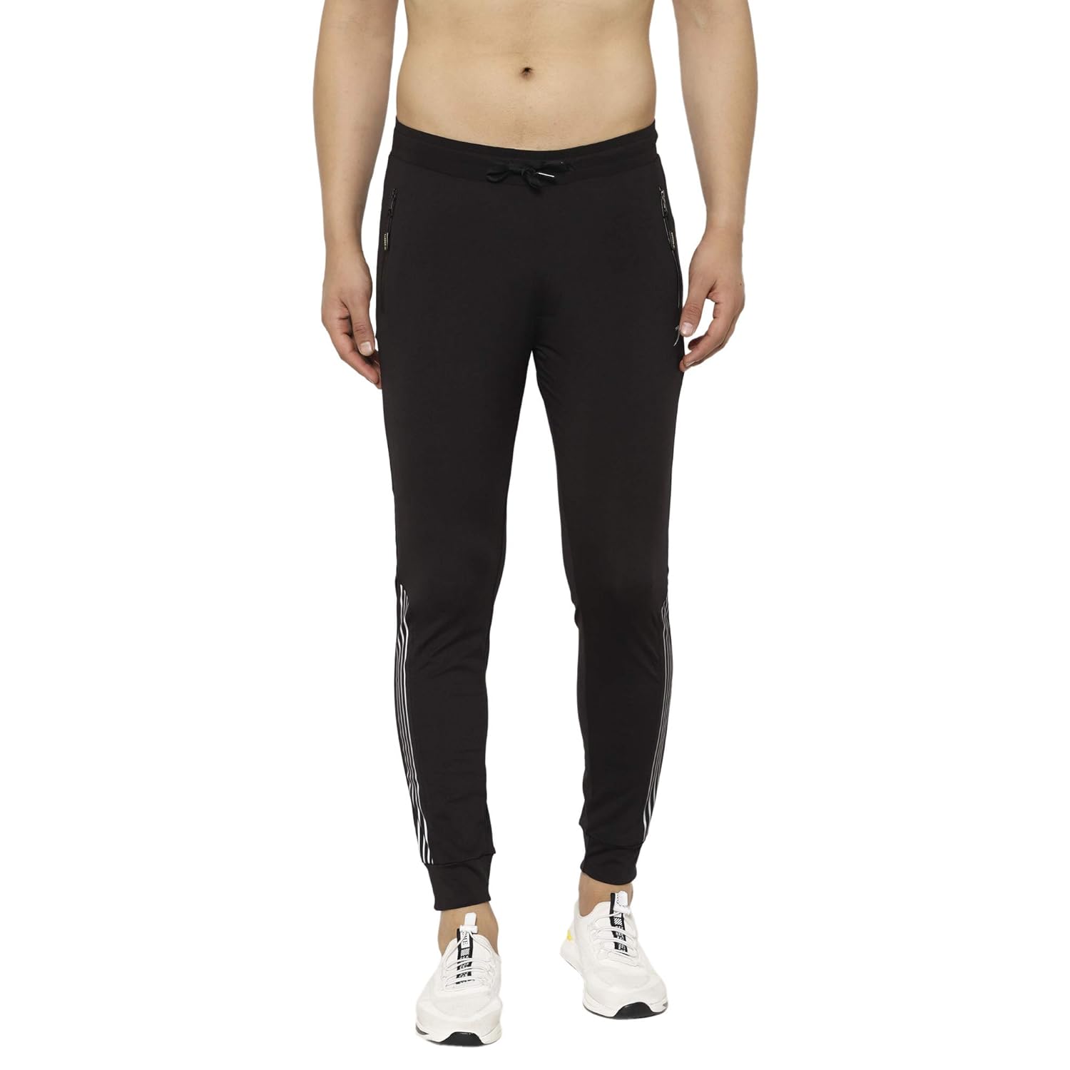 Buy SAPPER Men's Polyester Solid SlimFit Track Pants (STP 18665) at