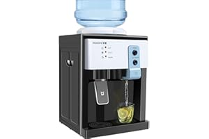 YSHUSTGY Top Loading Water Cooler Water Dispenser,5 Gallon Water Dispenser 3 Temperature Settings Hot Cold & Room Water Detachable Design & Excellent Heat Dissipation for Bedroom Studio Office Grocery Store