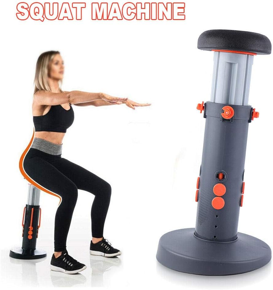 XYOUNG Gym Fitness Exercise Hip Training Abdominal Muscles Thigh Squat Exercise Equipment Portale Deep Squat Adjustable Machine Leg Trainning