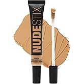 Nudestix NUDEFIX Cream Concealer – Hydrating, Buildable Liquid Concealer for Dark Circles, Redness & Blemishes | Skincare-Infused, Natural Finish | Clean, Vegan & Fragrance-Free
