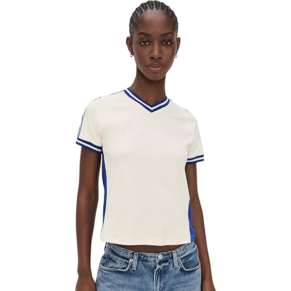 ANINE BING Women's Lili Tee Retro Eagle, Washed Black, XS at