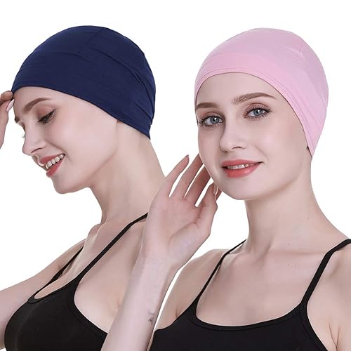 Lightweight Cancer Headwear Night Sleep Cap Chemo Beanie Hair Loss