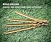 Terra Hiker Ultra-lightweight Tent Stakes, Stake Kit with Pulling Cords & Carrying Pouch, 18 cm Long Aluminum Alloy Tent Pegs for Camping Tent