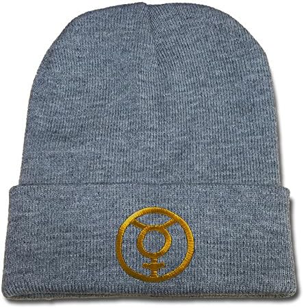 XINMEN Quicksilver Icon Logo Beanie Fashion Unisex Embroidery Beanies Skullies Knitted Hats Skull Caps - Grey