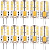 G4 Led Bulb 12v 3W/30W Holagen Bulb Replacement AC/DC Low Voltage Landscape Lights 3000K Non Dimmable Warm White Incandescent Lighting Bulbs