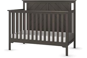 Child Craft Hampton Flat Top Convertible Crib (Dapper Gray)
