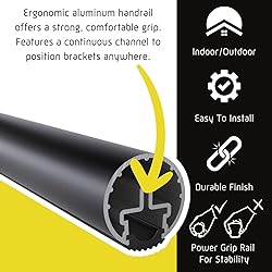 9 ft. Handrail Kit Shipped in 2 Pieces with