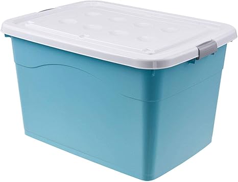 Amazon 収納ボックス収納バッグ収納バスケット防塵収納バッグ50リットル 80リットル 124リットル特大衣類収納 ボックス厚手のキルトプラスチック収納ボックス収納ボックス家庭用収納バスケット 収納ケース ボックス オンライン通販