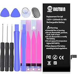 IBESTWIN Battery for iPhone 6, 2200mAh Replacement
