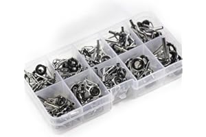Croch 90 Pcs Fishing Rod Tip Repair Kit Stainless Steel