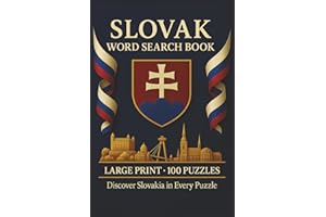 Slovak Word Search Book: Large Print Puzzle Collection with 100 Puzzles and 2000 Unique Words on Bratislava, High Tatras, and