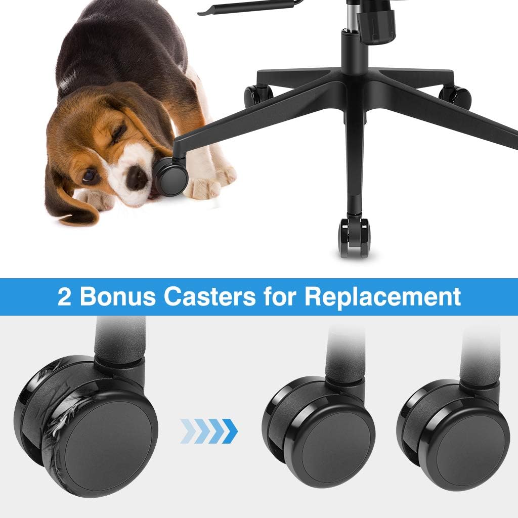 Black Tilt Function and 3 Position Lock Fully Adjustable Computer Chair