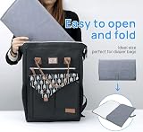 Lekebaby Foldable Travel Changing Mat Grey 70x41 cm Lightweight Padded view 6