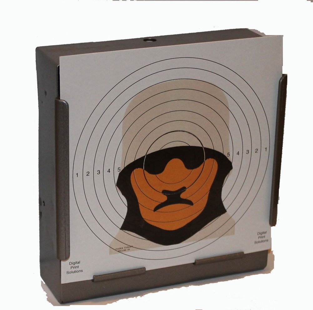 CL Print Solutions Military Figure Shooting Paper Targets – 12 Pack, 14cm (100gsm)