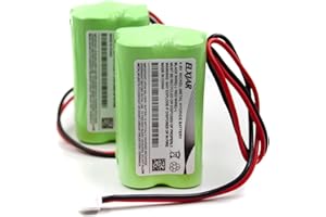 YUTSUJO (2-Pack) 4.8V AA1800mAh NI-MH Battery Pack Replacement for OSI OSA126 OSA-126 Exit Sign Emergency Light and Solar Light Batteries