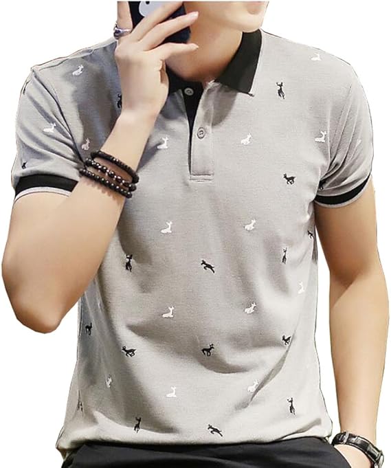 Amazon Fevon ポロシャツ メンズ 半袖 夏 ゴルフ おしゃれ 鹿のプリント カジュアル トップス Tシャツ Poloシャツ シャツ カッコイイ ファッション 襟付き 大きいサイズ ポロシャツ 通販 Amazon Fevon ポロシャツ メンズ 半袖 夏 ゴルフ おしゃれ 鹿のプリント カジュアル トップス Tシャツ Poloシャツ シャツ カッコイイ ファッション 襟付き 大きいサイズ ポロシャツ 通販