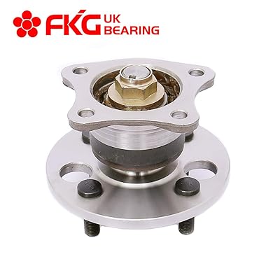 FKG 512018 Rear Wheel Bearing Hub Assembly fit for 1993-2002 Toyota Corolla, 1998-2002 Chevy Prizm, 1993-1997 Geo Prizm, 4 Lugs 4 Bolt Non Abs