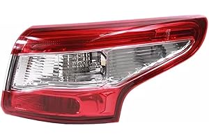 JHMNIHAO Compatible With Nissan Qashqai 2016-2018 2019-2021Car Rear Bumper Outside Tail Light Stop Brake Turn Signal Warning 