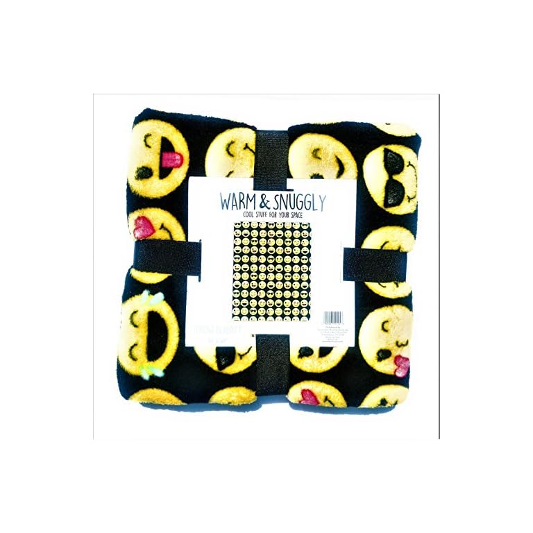Emojis Blanket 58 inches x 80 inches (Large) Order Emoji