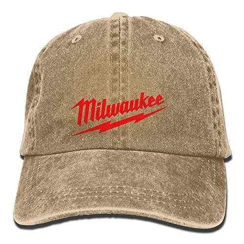 Mike Tanner Power Tool Logo Milwaukee Unisex Washed Baseball Cap Adjustable Cowboy Cotton Ball Hat Natural