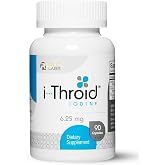 RLC Labs i-Throid 6.25 mg - Thyroid Supplements for Hypothyroidism, lodine/Iodide Supplements for Thyroid, Support Healthy Metabolism, Thyroid Support for Women and Men - 90 Vegetarian Capsules