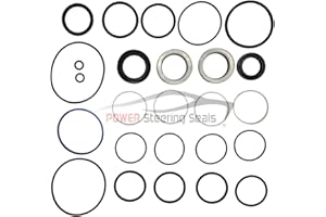 Power Steering Seals - Precision Fit Power Steering Rack and Pinion Seal Kit | O-Ring And Sealing Kit for Mercedes ML320 ML350 ML430 ML500 1998-2005 | Complete Steering Parts Seal Replacement