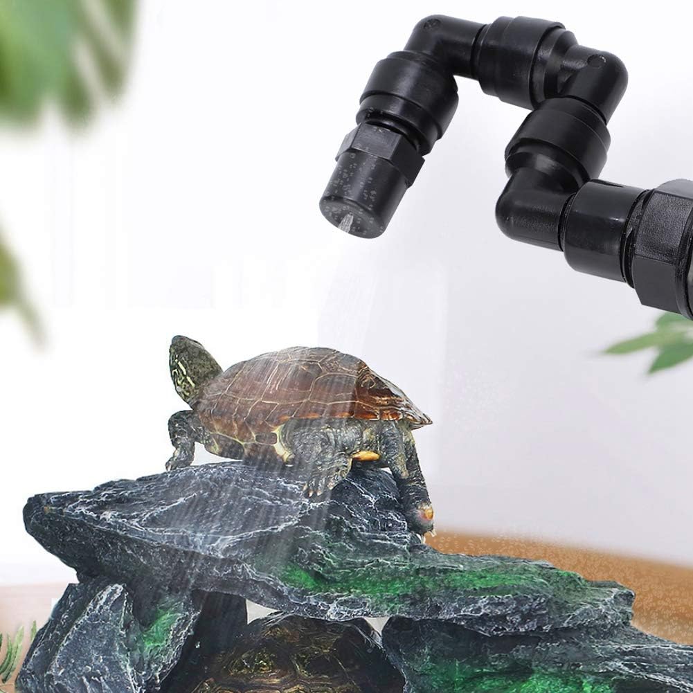 Rettili Fogger Mist Sprinkler Rainforest Tank 360 Di Raffreddamento Per Animali Acquatici Acquario Regolabilea 87934521