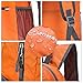 ZOMAKE Ultra Lightweight Hiking Backpack 20L, Packable Small Backpacks Water Resistant Daypack for Women Men(Orange)