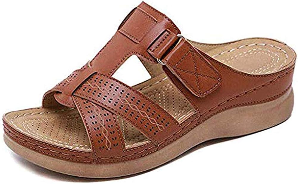 Amazon.com | BESTWALK Premium Orthopedic Open Toe Sandals (Blue, 40) | Slides