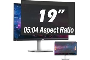 PRSPR 20 Inch Anti-Spy Privacy Screen Filter for Laptop and PC Monitor 16:9, Blue Light Blocking Anti-Glare Protector Film, R