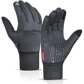 SUJAYU Touch Screen Winter Gloves Men Women for Running Cycling Driving, Warm Gloves in Cold Weather for Bike Hiking Skiing