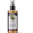 Badger Lavender Massage Oil, 100% Organic Massage Oil, Relaxing & Moisturizing Pure Aromatherapy Oils of Lavender, Bergamot & Balsam Fir, 4 fl oz Glass Bottle
