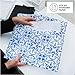 Filing Envelopes Poly Envelope Folder with Snap Button – Extra Durable – Set of 12 Plastic File Folders in Unique Designs